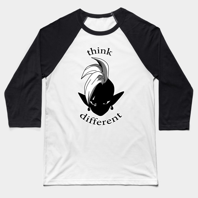 Zamasu - think different! Baseball T-Shirt by Flegma